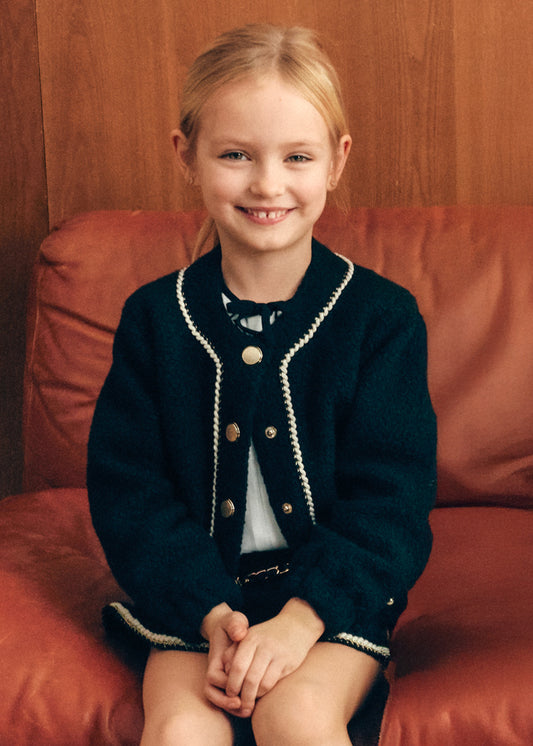 Blusão borreguito - Abel & Lula - A&L Mini Menina - AW25-5843