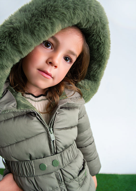 Blusão acolchoado - Abel & Lula - A&L Mini Menina - AW25-5850