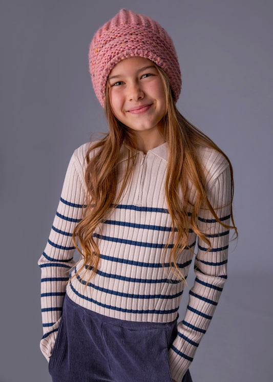 Polo m/comp. tricô - mayoral - Menina - AW25-7195