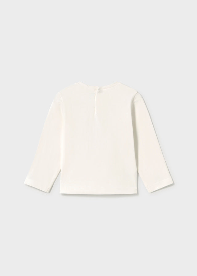 Camiseta básica bebé - Crú