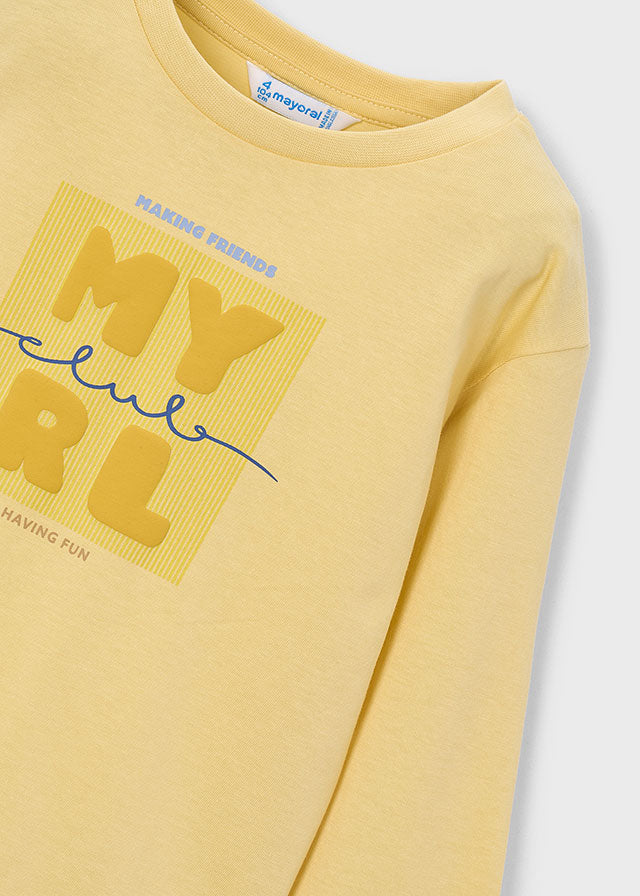 Camiseta básica bebé - Milho