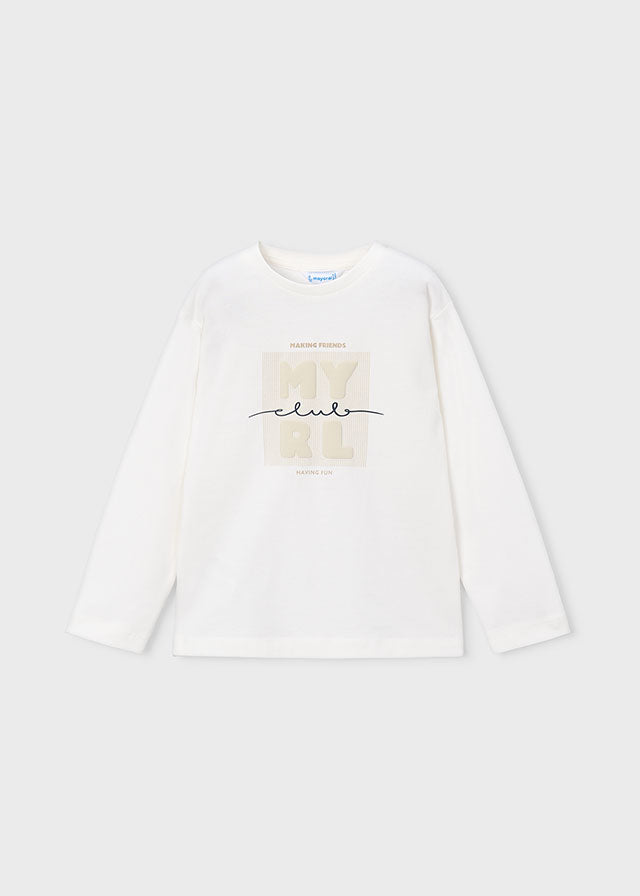 Camiseta básica bebé - Nata