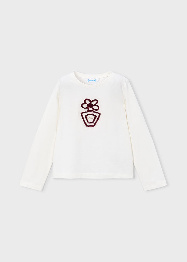 Camiseta básica bebé - Crú
