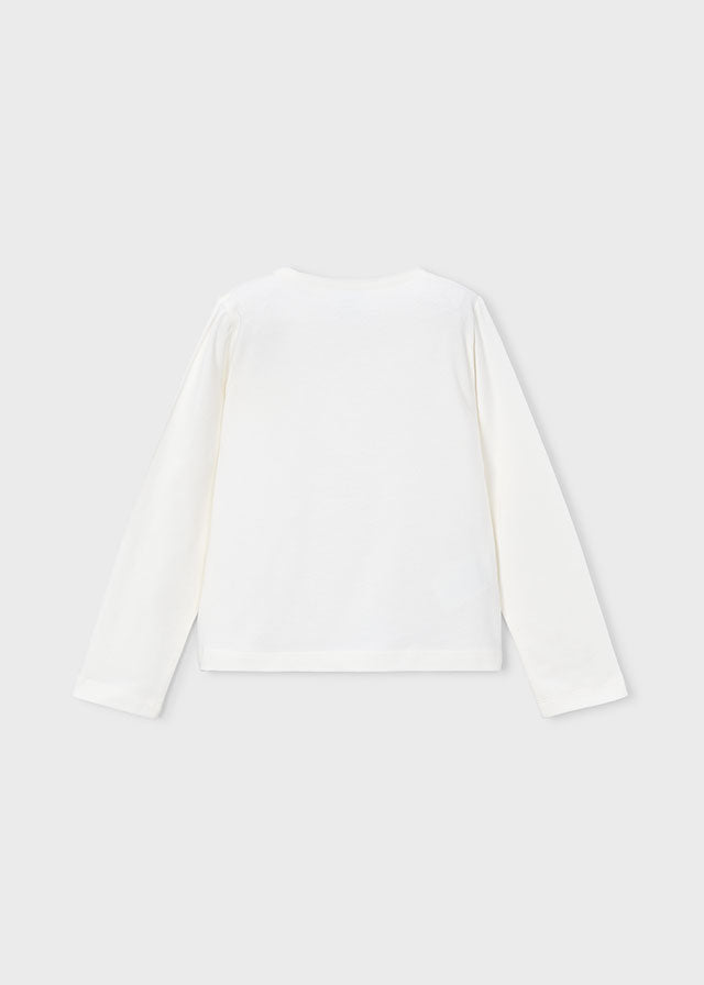 Camiseta básica bebé - Crú