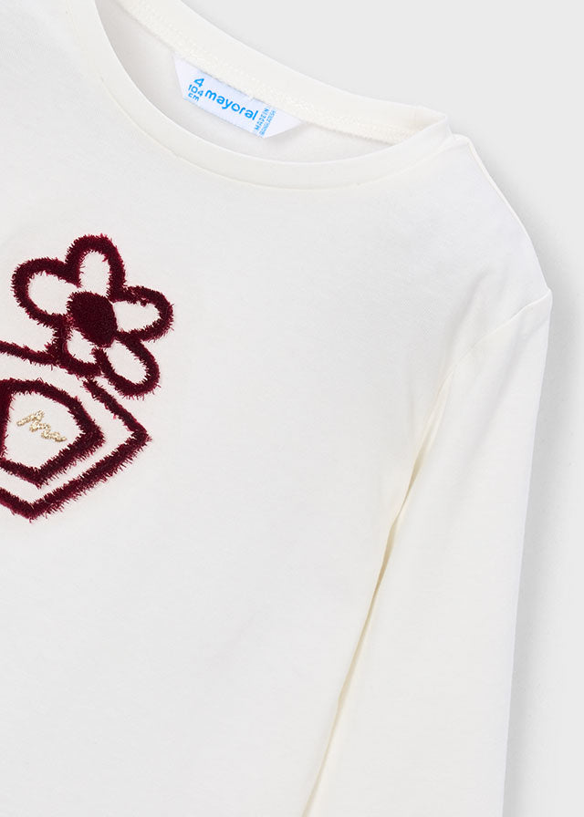 Camiseta básica bebé - Crú