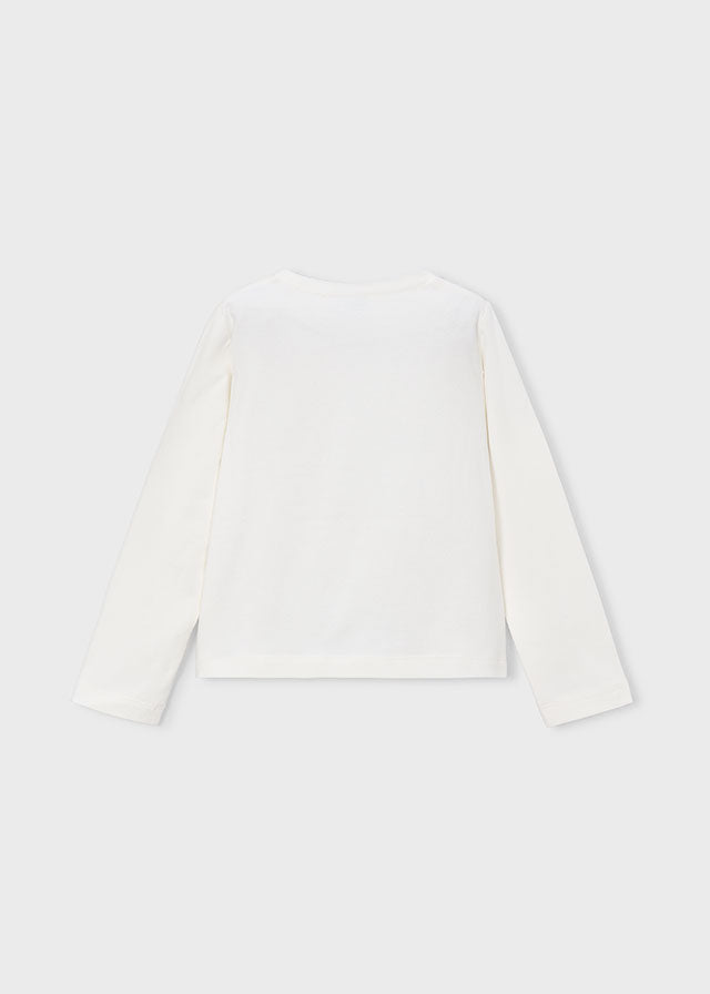 Camiseta básica bebé - Crú-marinh
