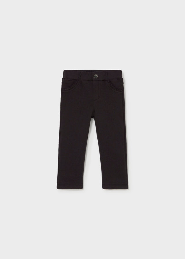 Calça felpa básica - Preto