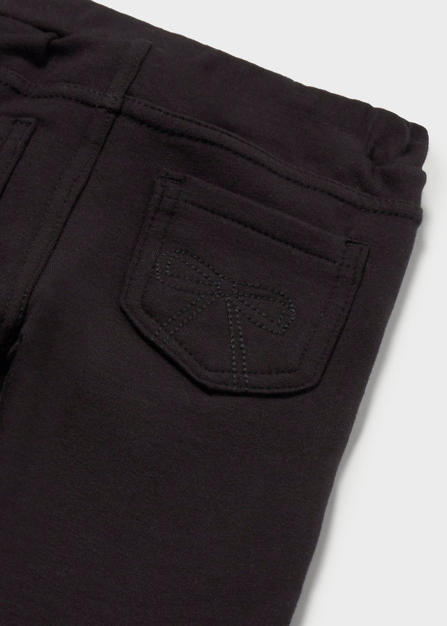 Calça felpa básica - Preto