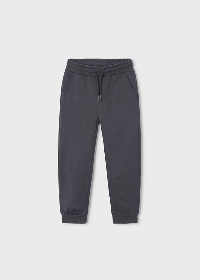 Calça felpa básica punhos - Lousa