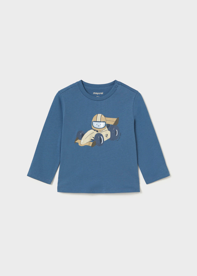 Camisola motor play - Azul escur