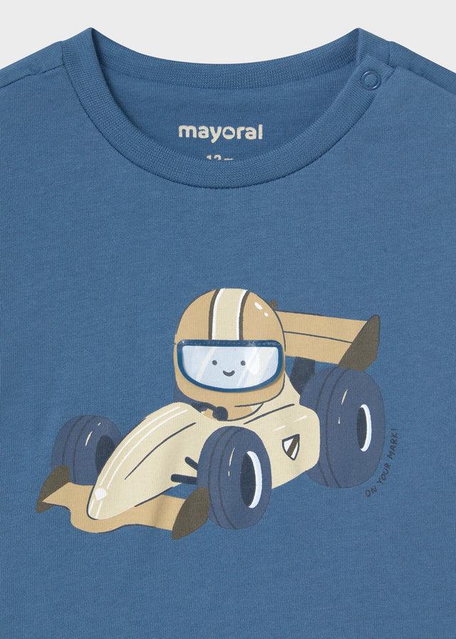 Camisola motor play - Azul escur