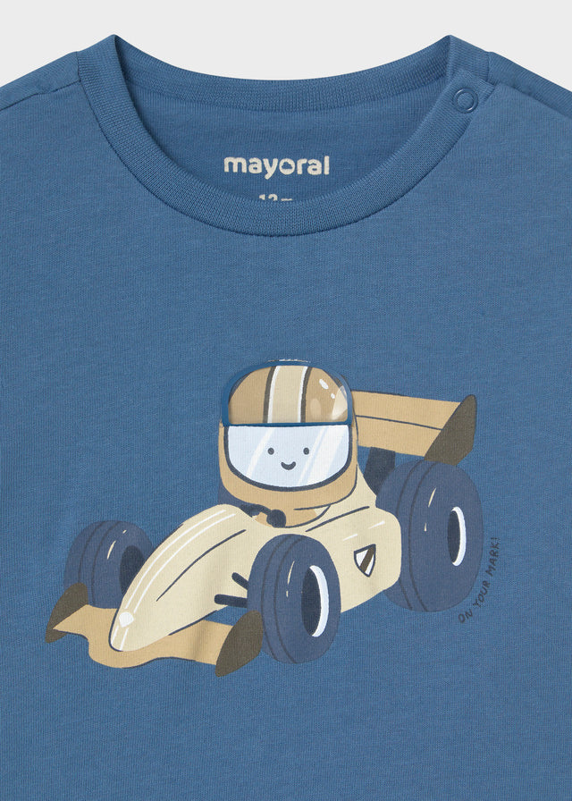 Camisola motor play - Azul escur