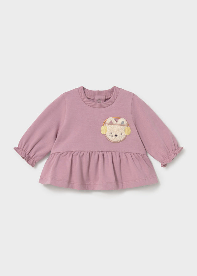 Pack 2 camisetas m/comp. - Rosa malva