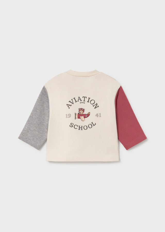 Pack 2 camisetas m/comp. - Ameixa