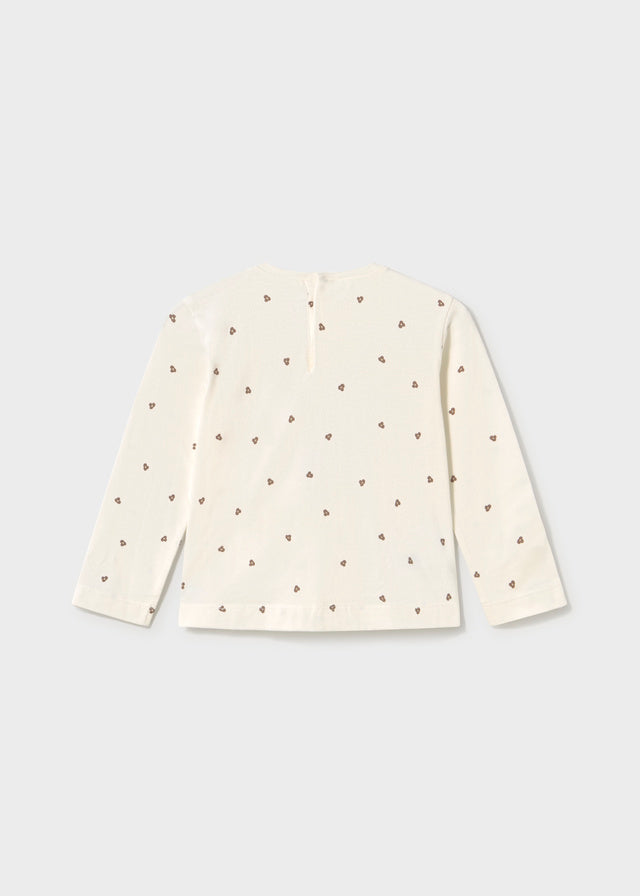 Camiseta estampada - Crú
