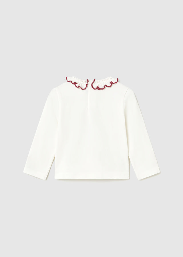 Camiseta m/comp. clássica - Crú-framb
