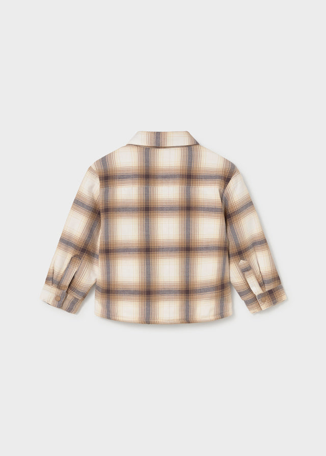 Sobrecamisa xadrez forrada - Bolacha