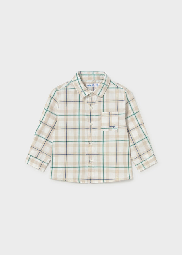 Camisa m/comp.xadrez - Acacia