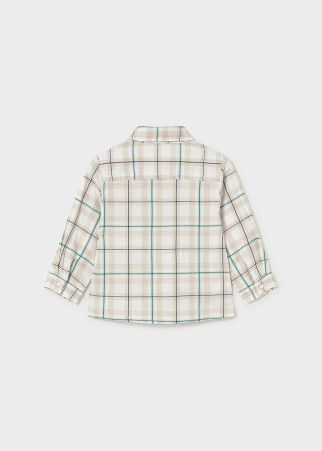 Camisa m/comp.xadrez - Acacia