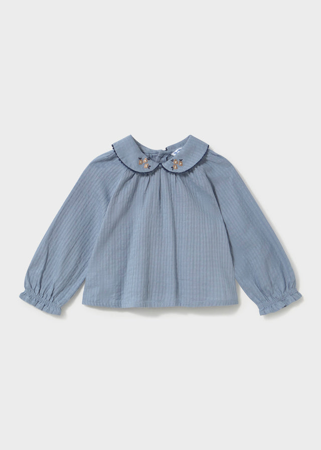Blusa textura - Light blue