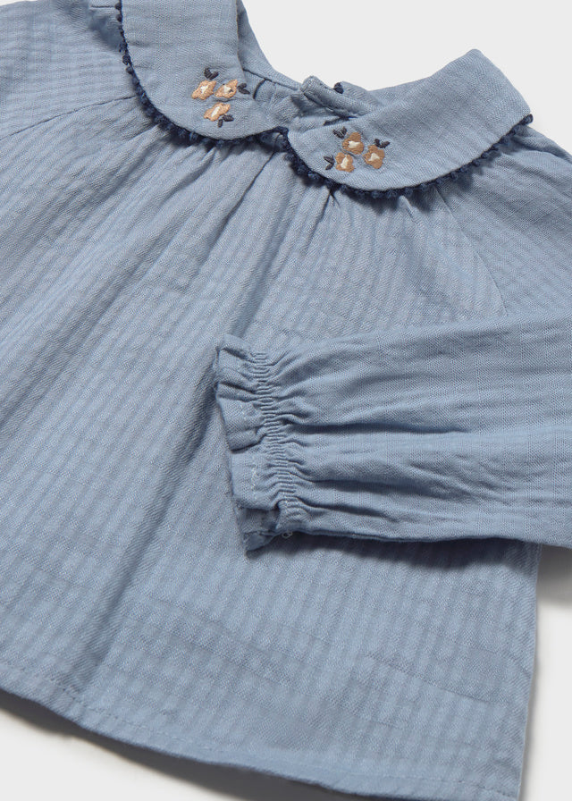 Blusa textura - Light blue