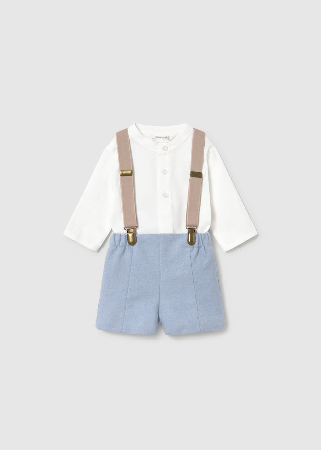 Conj. calça camisa - Verde Azul