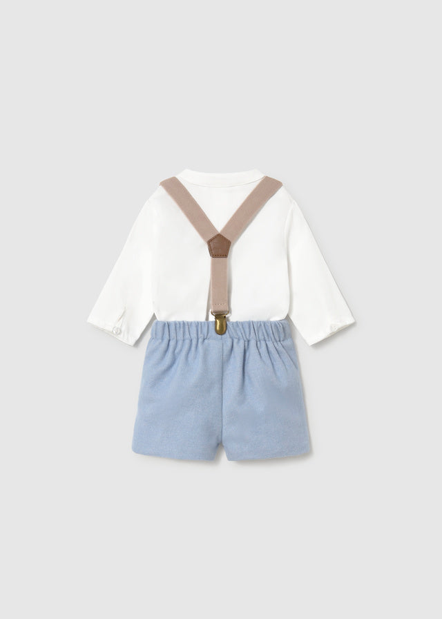 Conj. calça camisa - Verde Azul