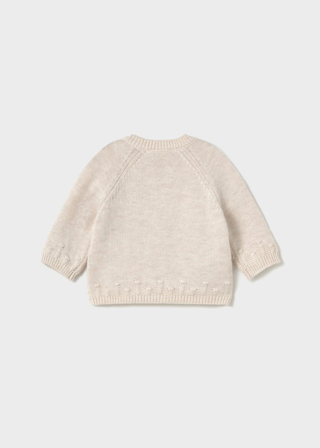 Casaco trocot gola redonda - Milk vig