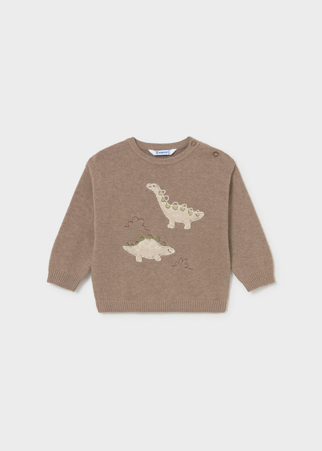 Jersey intarsia possicionada - Trufa vig