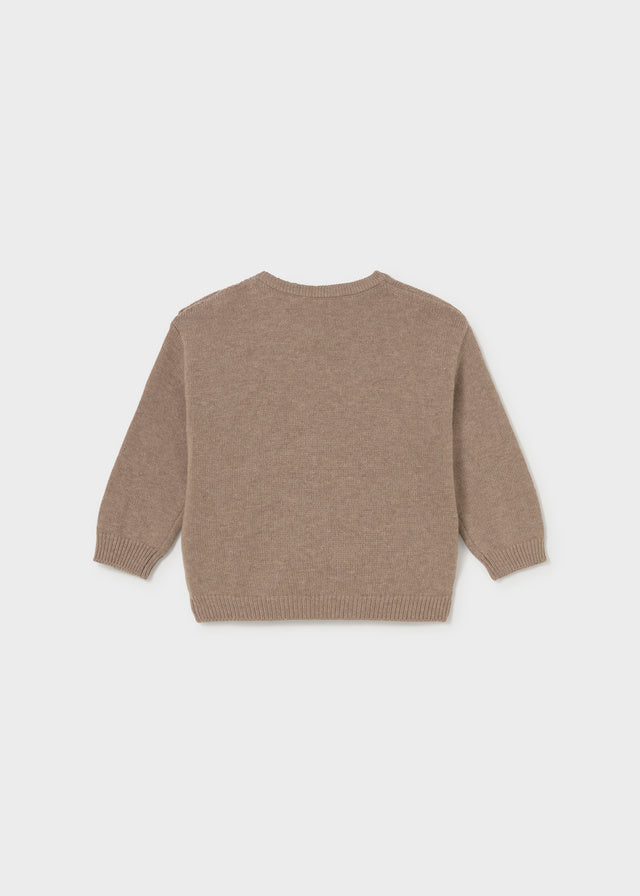Jersey intarsia possicionada - Trufa vig