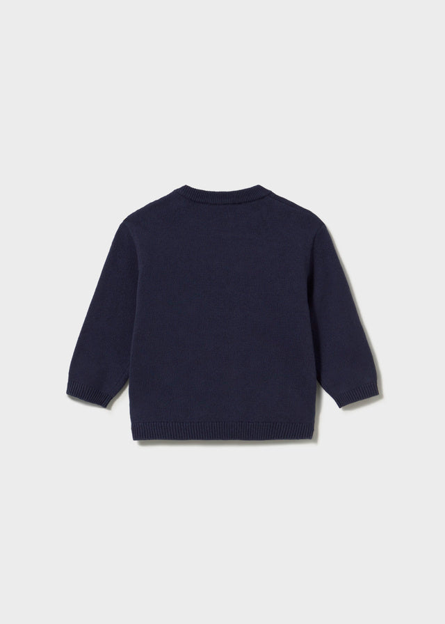 Jersey intarsia - Azul