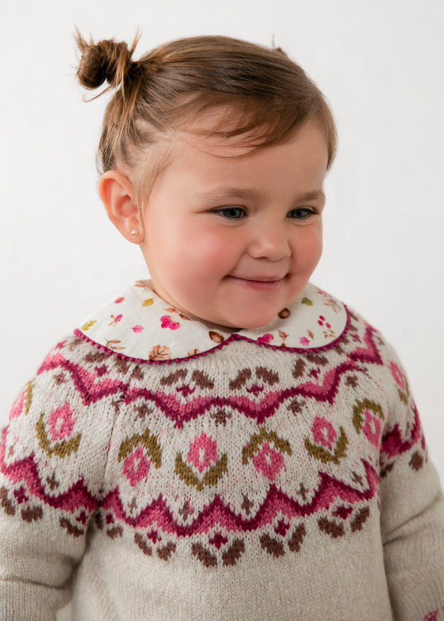Jersey jacquard - Milk vig