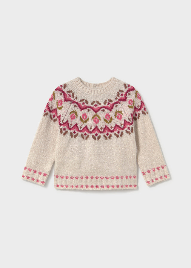 Jersey jacquard - Milk vig