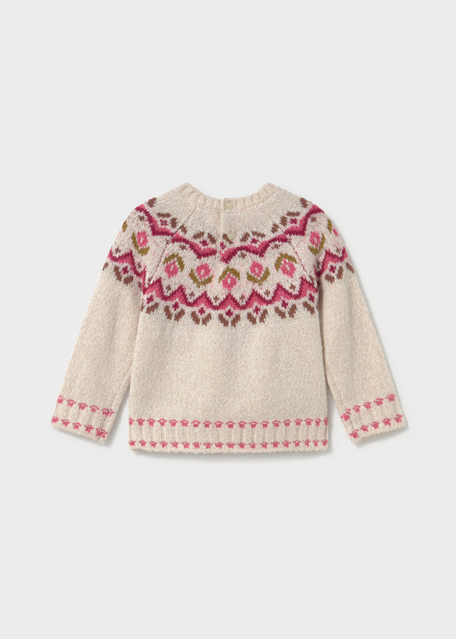 Jersey jacquard - Milk vig