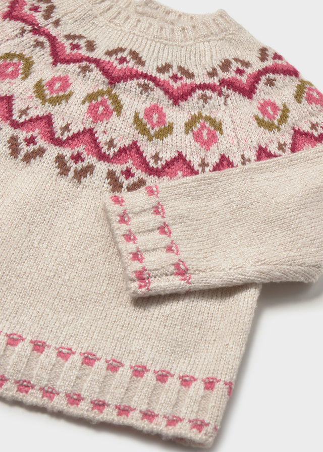 Jersey jacquard - Milk vig