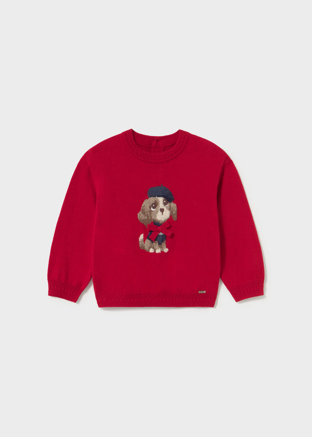 Jersey jacquard - Vermelho
