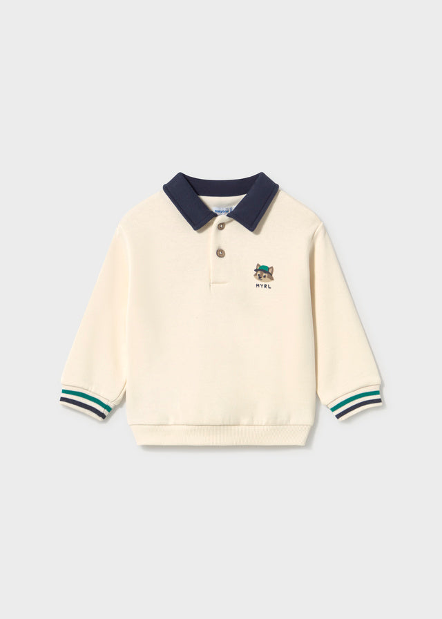 Sweat gola tipo polo - Tofu