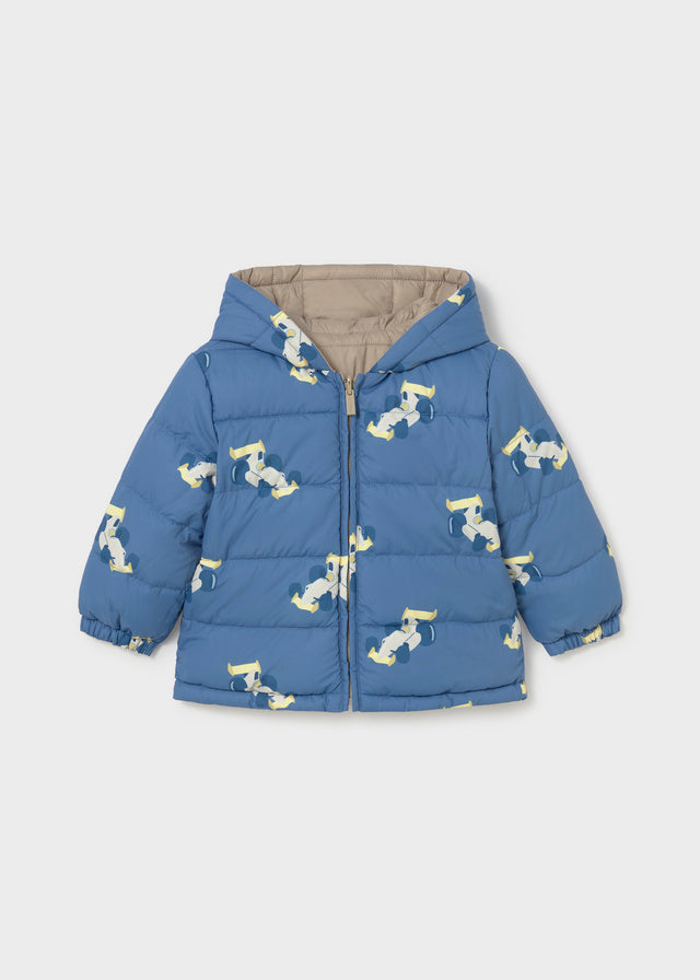 Blusão soft reversivel - Azul escur