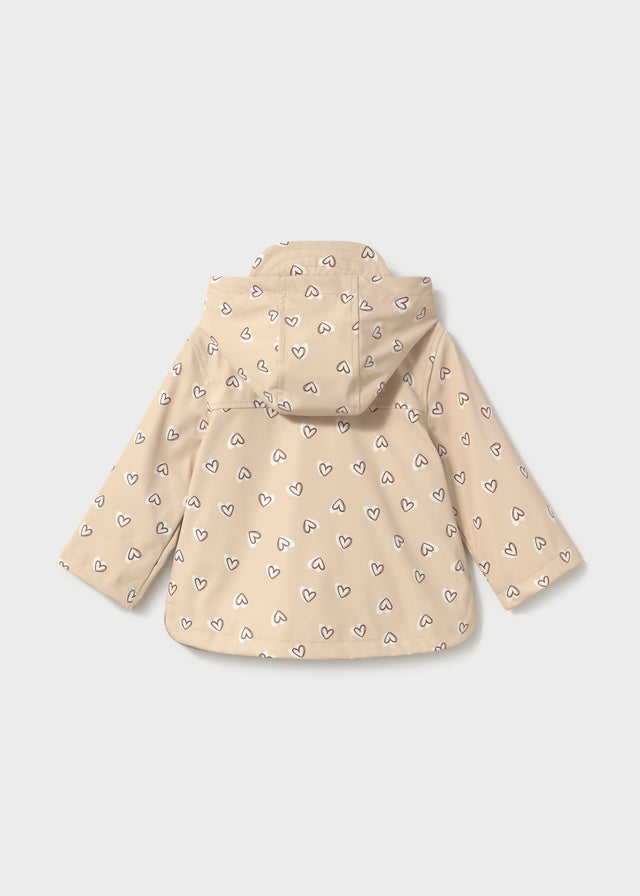 Capa de chuva estampada - Biscuit