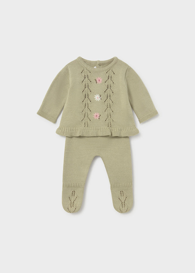 Conj.polainas tricot - Loureiro