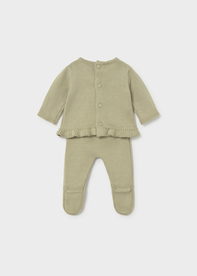 Conj.polainas tricot - Loureiro