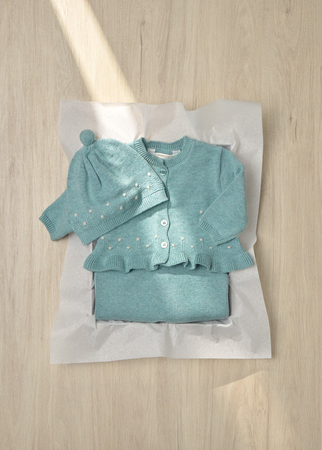 Conj. bébé c/ casaco - Mineral vi