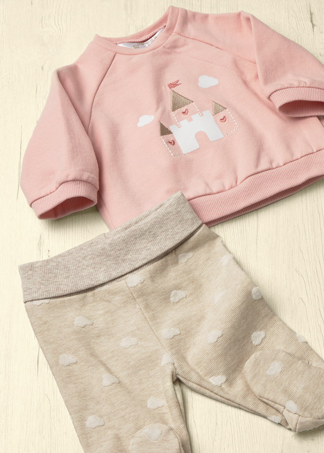 Conj.polainas - Rosa baby