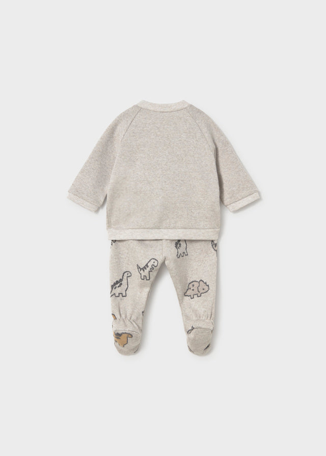 Conj. sweat/calça c/pés - Mámore vig