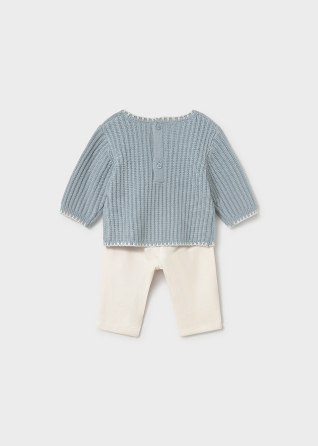 Conj. jersey e calça - Floco
