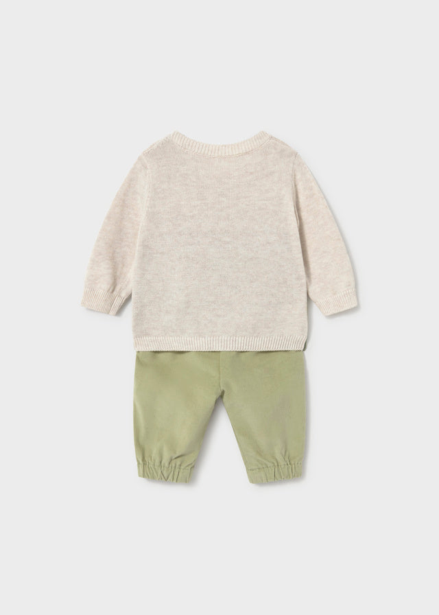 Conj. calça jersey - Cacto
