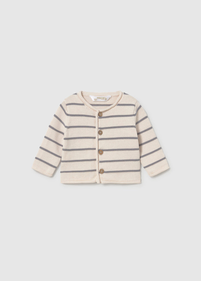 Conj. jardineira tricot - Cinza