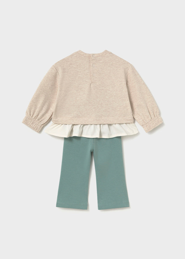 Conj. leggings flare - Lagoon