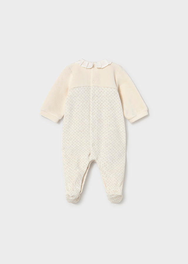 Conj Babygrow c/ gola redonda - Cerámica