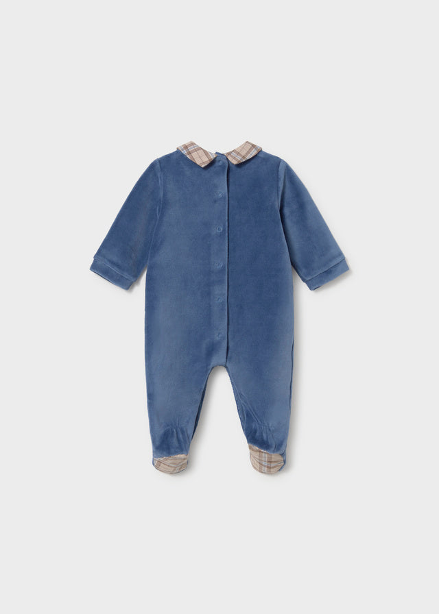 Babygrow tundosado gola - Blueberry
